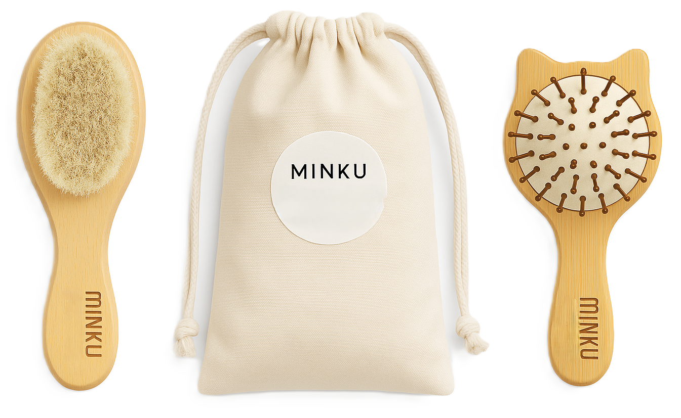 KitMik Baby Hair Brush & Comb for Newborns, Infants & Toddlers - Image 2